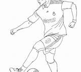 Soccer Coloring Girl Pages Players Color Football Getcolorings Colorings Player sketch template