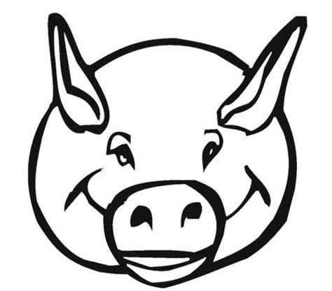 face pig coloring images pig coloring pages coloring kids