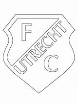 Utrecht Leukekleurplaten Kleurplaten Dibujosparaimprimir Besteausmalbilder één Voetbalclubs Nederlandse Andere sketch template