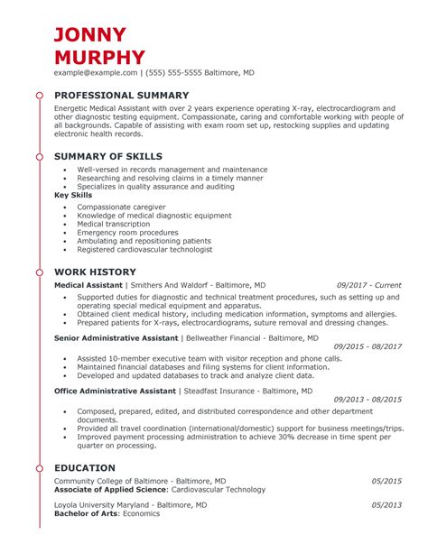 resume healthcare administration