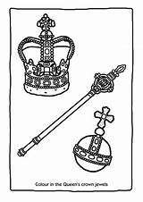 Colouring Crown Jewels Jubilee London Activities Activity Check Fun Priddy Books sketch template