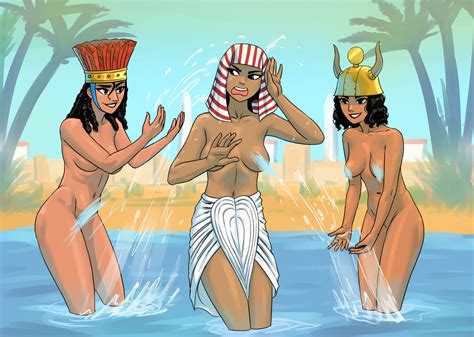 Rule 34 3girls Black Hair Brown Eyes Convenient Censoring Egypt