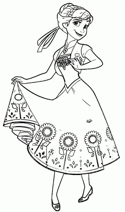fever anna lift skirt coloring page wecoloringpage coloring throughout anna und