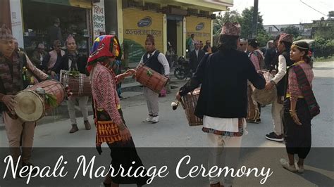 traditional nepali marriage dance youtube