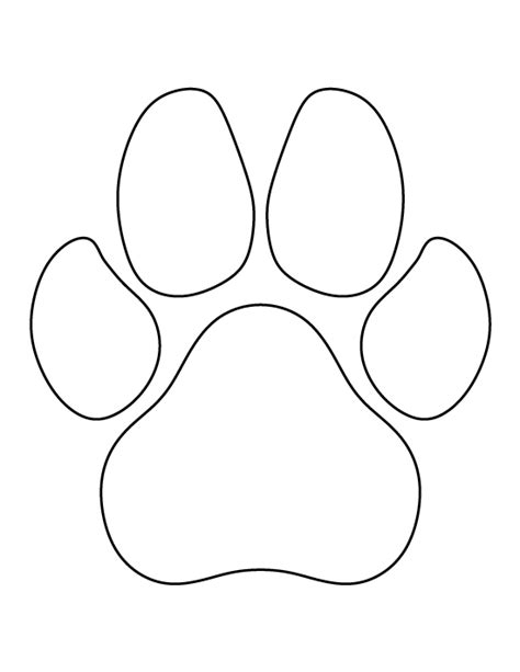 paw outline   paw outline png images  cliparts