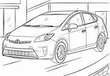 Tacoma Prius sketch template