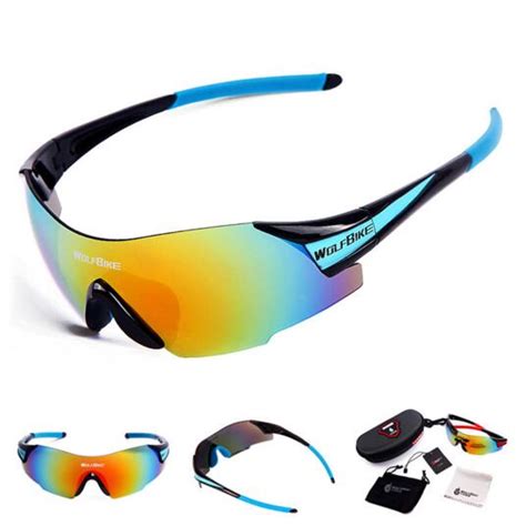buy wolfbike uv400 cycling glasses outdoor sports