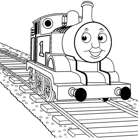 printable thomas  train coloring pages print color craft