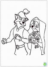 Robin Hood Coloring Disney Pages Kids Marian Colouring Marry Wedding Lady Dinokids Maid Sheets Robinhood John Horse Print Adult Cartoons sketch template