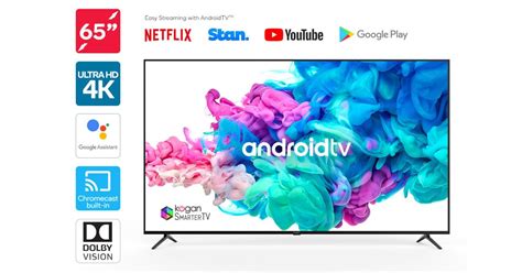 Kogan 65 4k Uhd Hdr Led Smart Tv Android Tv™ Series 9
