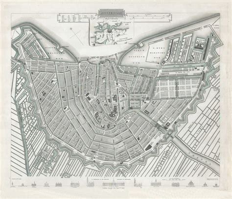 amsterdam  plattegrond stadsplattegronden oude kaarten