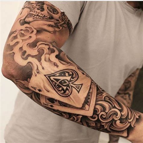 Mens Lower Half Sleeve Tattoo Ideas Best Design Idea