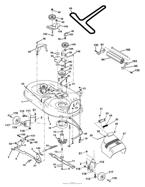 husqvarna lawn mower deck diagram general wiring diagram