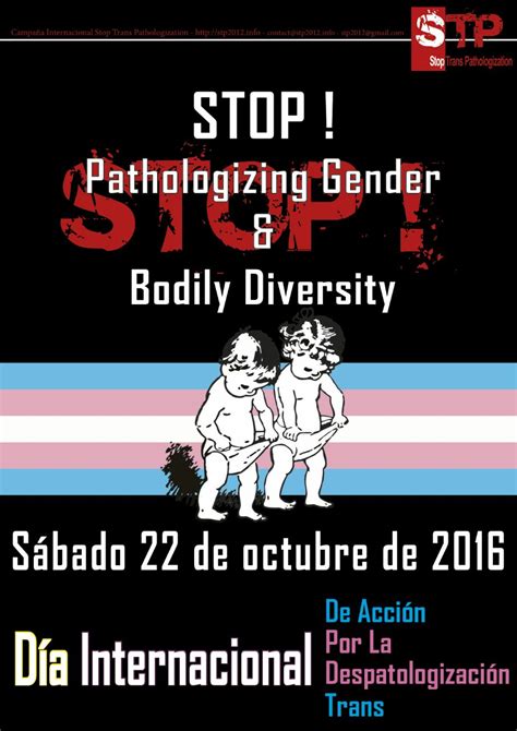 Día Internacional De Acción Por La Despatologización Trans 2016 Stp
