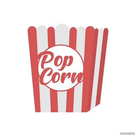 printable popcorn box gridgitcom