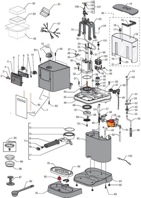 delonghi coffee maker parts diagram reviewmotorsco