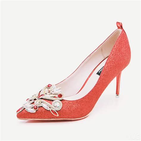 women pumps high heels shoes fashion rhinestone wedding party shoes