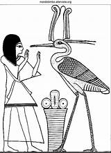 Egizi Colorare Antichi Fenice sketch template