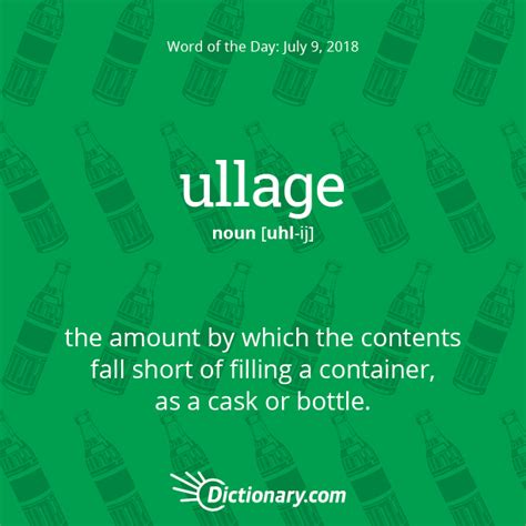 word   day ullage dictionarycom