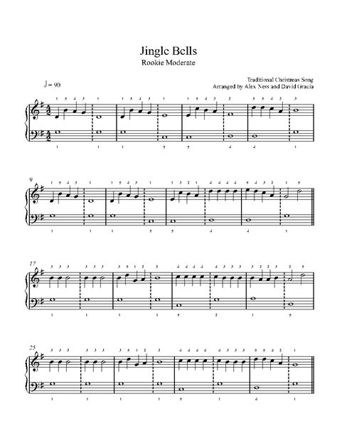 printable jingle bells piano sheet  jingle bells piano sheet  easy notes beginner