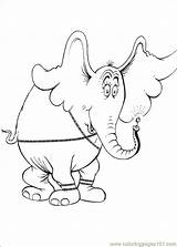 Horton Coloring Elephant Pages Printable Who Color Cartoons Online Book Para Colorear Kleurplaten Disney Getcolorings Magic sketch template