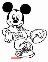 Mickey Football Coloring Pages Mouse Disneyclips Holding sketch template