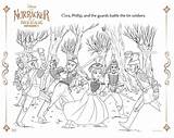 Nutcracker Coloring Realms Four Pages Sheets Disney Activity Character Print sketch template