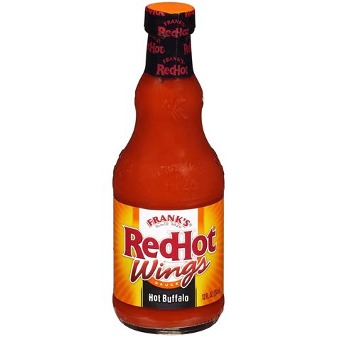 Frank S Redhot Hot Buffalo Wings Hot Sauce 12 Fl Oz 12 Fl Oz Pack Of