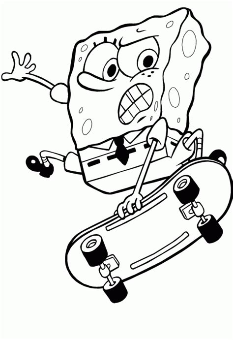 spongebob printable coloring pages  printable coloring pages