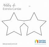 Estrela Cartão sketch template