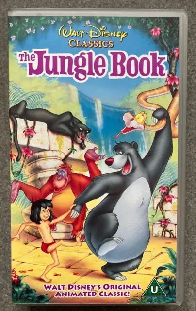 The Jungle Book Walt Disney Animated Classic Vhs Video Tape £0 99