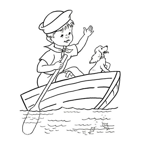 coloring pages  printable boat coloring pages  kids