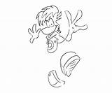 Rayman Colorir Colorironline Desenhos Videojuegos Template sketch template