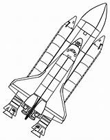 Spaceship Shuttle Navette Colorear Spatiale Printablefreecoloring Transport Kidsplaycolor Transporte Coloriages sketch template