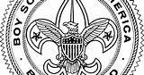 Scout Logo Boy Eagle Scouts Cub Emblem Badge Printable Clipart sketch template