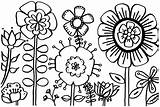 Mewarnai Bunga Bentuk Diwarnai Warna Ketiga Beda Berbeda sketch template