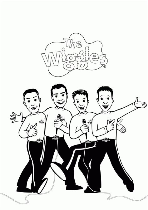 wiggles coloring pages coloring home