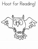 Hoot Owl Colouring Pages Coloring Colori sketch template