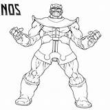 Thanos Munir Mustafa sketch template