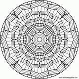 Kaleidoscope Coloring Pages Printable Books sketch template