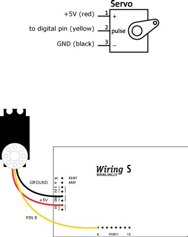 servomotor learning wiring