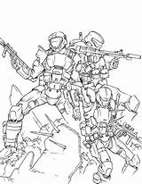 Halo Coloring Pages Team Odst Reach Color Printable Coloringpagesonly Line Nation Master Chief Getdrawings sketch template