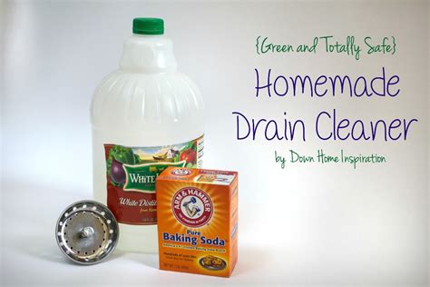 homemade drain cleaner totally green  safe  home inspiration