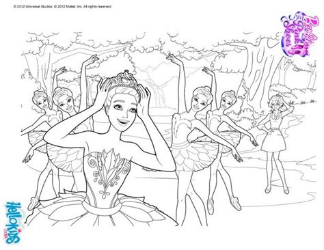 gambar krystin farraday ballet swan lake coloring pages barbie