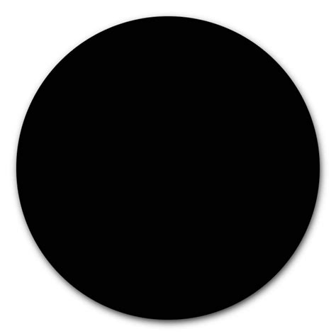 muurcirkel zwart ronde wanddecoratie  uni kleuren wallcatcher