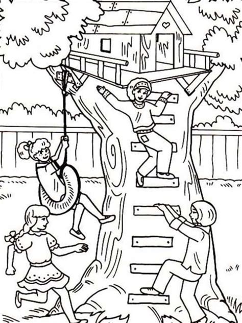 kids  funcom  coloring pages  treehouse