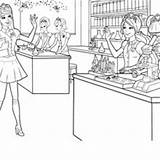 Barbie Blair Charm School Printable Coloring Pages Princess Hellokids Willows Classroom Isabella Queen sketch template