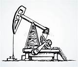 Petrolio Pompa Industriale Produzione sketch template
