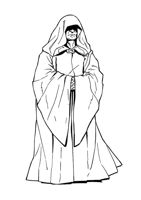 palpatine star wars kids coloring pages