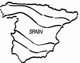 Spain Map Coloring Clipart Flag Printable Pages Super Outline Kids Clipartbest Color Cliparts Clip Clipground sketch template